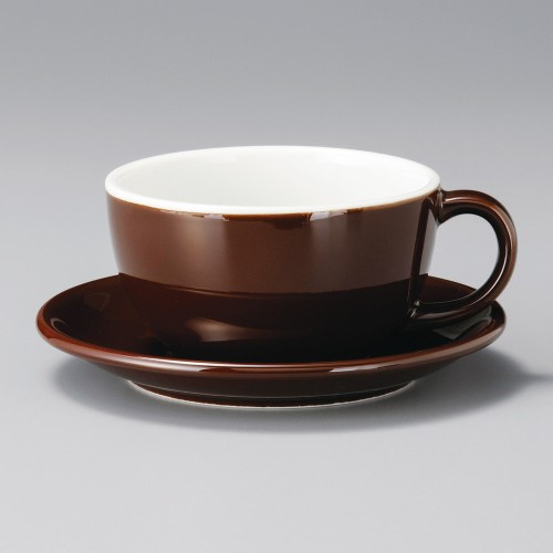 95005-231 Chocoブラウンラテカップ|業務用食器カタログ陶里30号