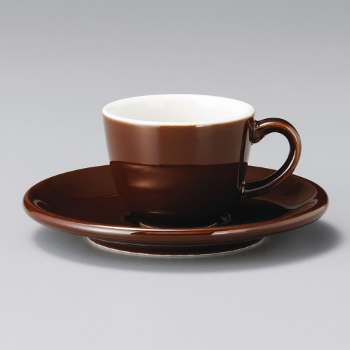 95010-231 Chocoブラウン兼用ソーサー|業務用食器カタログ陶里30号
