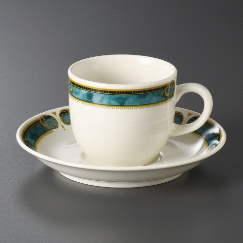 95022-591 エメラルドコートコーヒー皿|業務用食器カタログ陶里30号