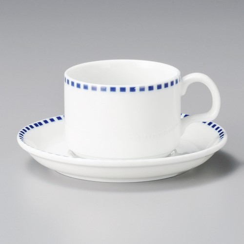 95024-241 ドットスタッキングコーヒー受皿|業務用食器カタログ陶里30号