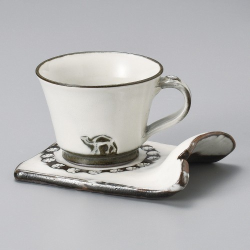 95025-571 らくだのコーヒー碗皿|業務用食器カタログ陶里30号