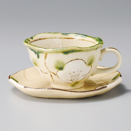 95038-281 山茶花コーヒー受皿|業務用食器カタログ陶里30号