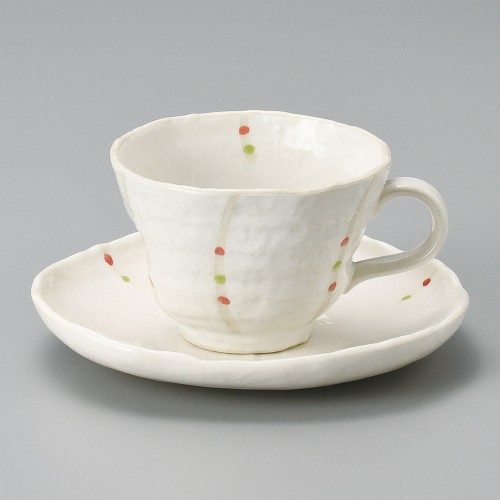95248-091 風紋(赤)コーヒー皿|業務用食器カタログ陶里30号