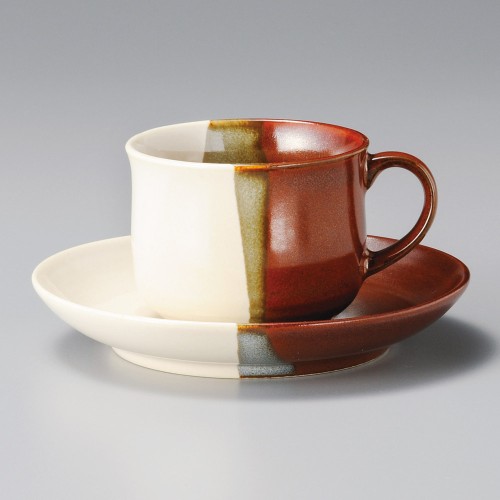 95312-051 赤塗分コーヒー受皿|業務用食器カタログ陶里30号