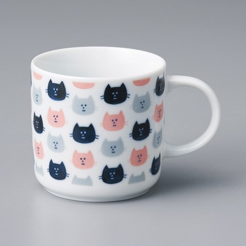 96136-051 ネコねこマグカップ|業務用食器カタログ陶里30号