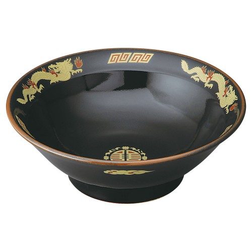 97204-251 天目金彩竜 リム付高台7.0丼|業務用食器カタログ陶里30号