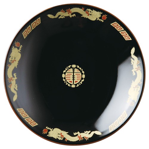 97215-251 天目金彩竜 リム付8.0皿|業務用食器カタログ陶里30号