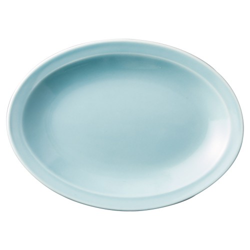 97429-521 青磁 8吋プラター|業務用食器カタログ陶里30号