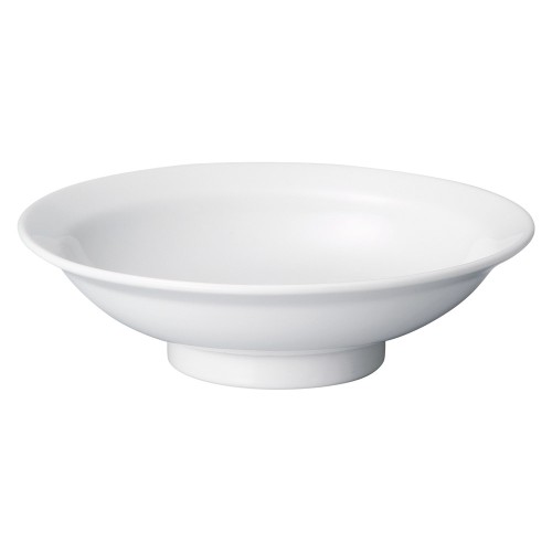 97719-641 白中華 8.0丸高台皿|業務用食器カタログ陶里30号