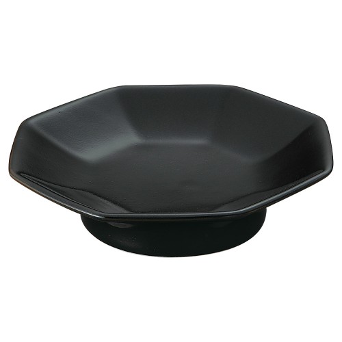 97814-111 柚子黒天目 八角シュウマイ|業務用食器カタログ陶里30号