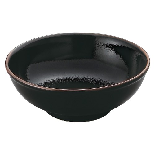 97825-111 柚子黒天目 6.0玉丼|業務用食器カタログ陶里30号