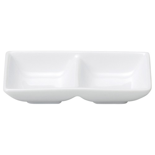 98249-591 リーバイ 2ッ仕切皿|業務用食器カタログ陶里30号