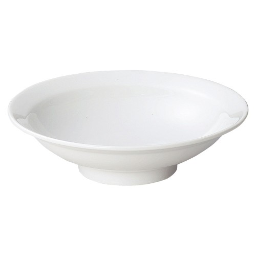 98615-081 白中華 8.0丸高台皿|業務用食器カタログ陶里30号