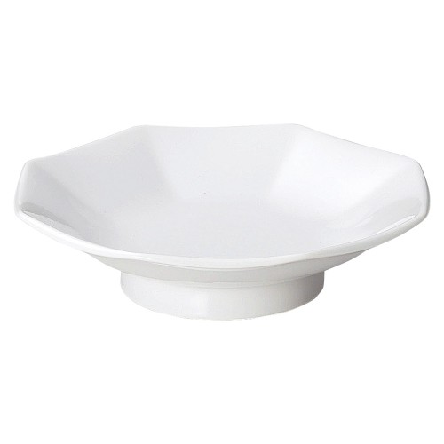 98617-081 白中華 八角シューマイ皿|業務用食器カタログ陶里30号