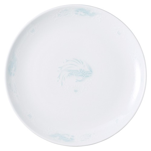 98858-331 花蓮(スーパーホワイト) 10吋メタ丸皿|業務用食器カタログ陶里30号