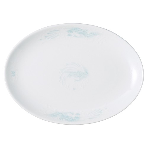 98861-331 花蓮(スーパーホワイト) 10吋メタプラター|業務用食器カタログ陶里30号
