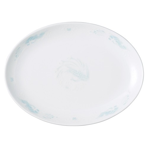 98862-331 花蓮(スーパーホワイト) 14吋メタプラター|業務用食器カタログ陶里30号