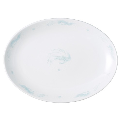 98863-331 花蓮(スーパーホワイト) 16吋メタプラター|業務用食器カタログ陶里30号
