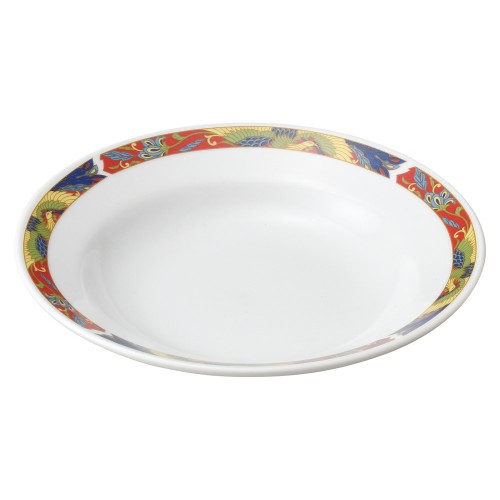 98924-021 紅鳳凰 8吋スープ皿|業務用食器カタログ陶里30号