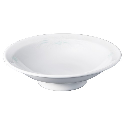 98959-671 強化磁器 スーパーチャイナ翠唐鳳 8吋丸高台皿|業務用食器カタログ陶里30号
