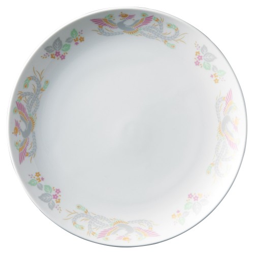 99022-671 強化磁器 紅鳳華 10吋メタ皿|業務用食器カタログ陶里30号