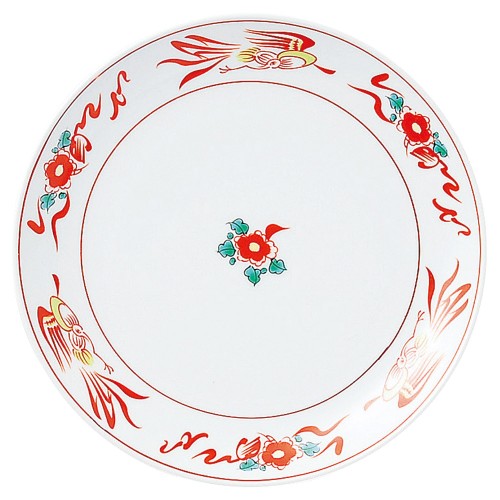 99053-051 花鳥 9吋丸皿|業務用食器カタログ陶里30号