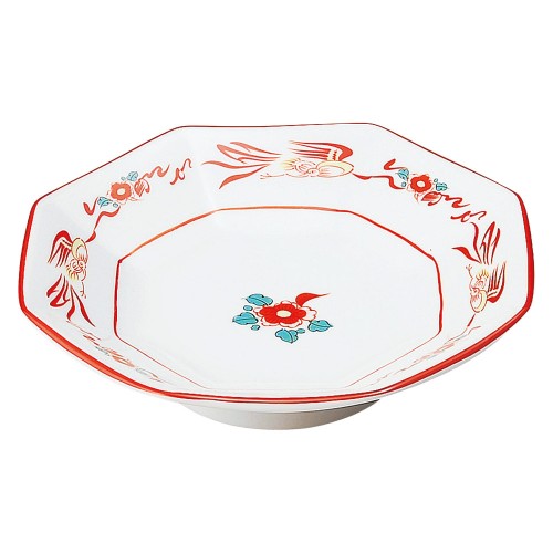 99059-051 花鳥 八角高台皿|業務用食器カタログ陶里30号
