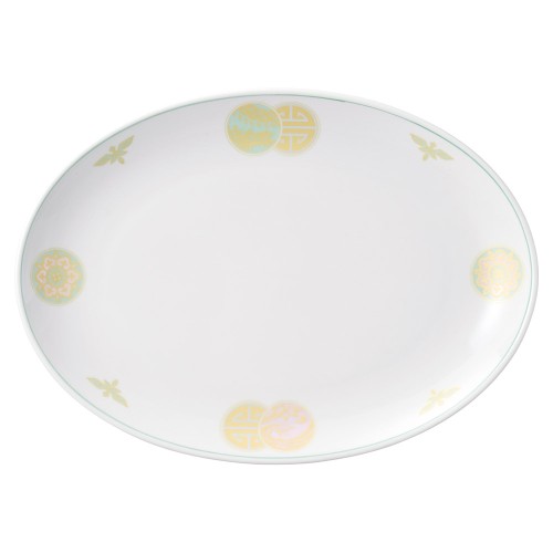 99215-181 清楽 14吋メタプラター|業務用食器カタログ陶里30号