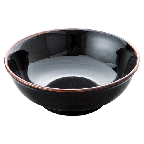 99275-181 高級うるし天目 6.5腰張丼|業務用食器カタログ陶里30号