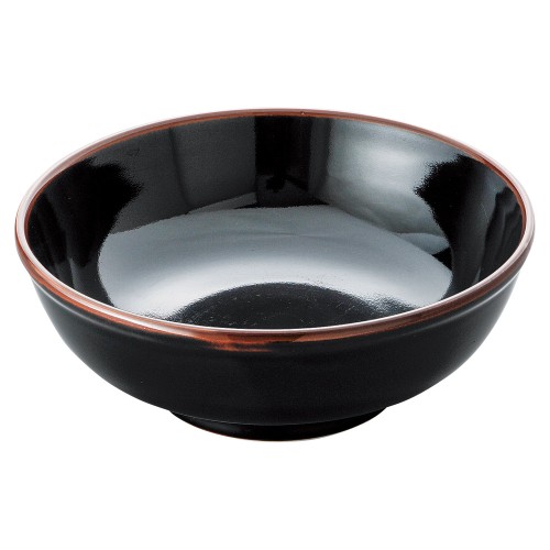 99277-181 高級うるし天目 8.0腰張丼|業務用食器カタログ陶里30号