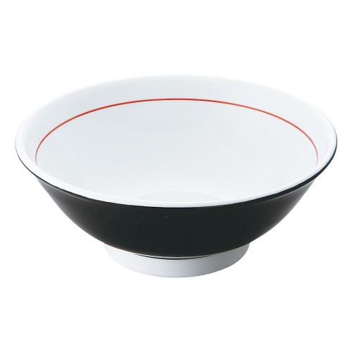 99464-181 黒巻反7.0高台丼|業務用食器カタログ陶里30号