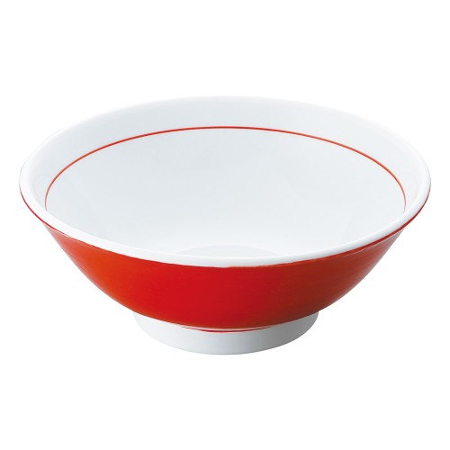 99467-181 赤巻反7.0高台丼|業務用食器カタログ陶里30号