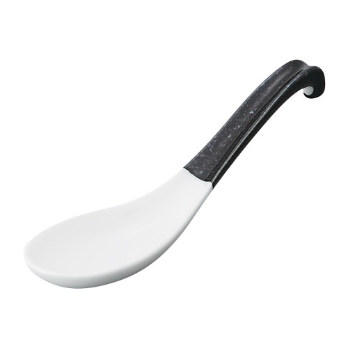 99468-181 黒ラーメンレンゲ|業務用食器カタログ陶里30号