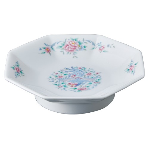 99511-591 天翔鳳凰 6.5八角高台皿|業務用食器カタログ陶里30号