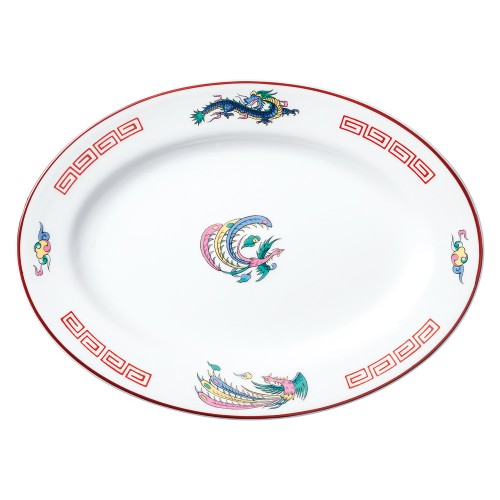 99706-161 竜鳳 玉渕10吋プラター|業務用食器カタログ陶里30号