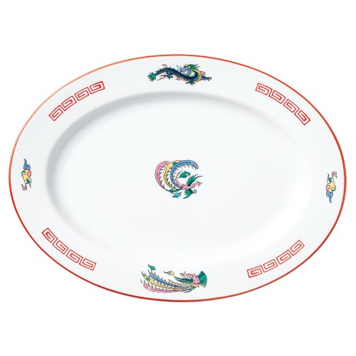 99707-161 竜鳳 玉渕12吋プラター|業務用食器カタログ陶里30号