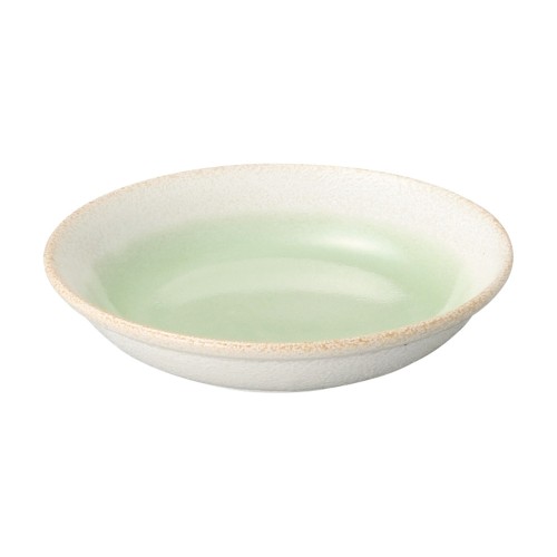 99758-181 釉彩 (若草) 玉渕4.8取り皿|業務用食器カタログ陶里30号