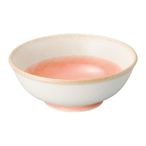 99765-181 釉彩 (ピンク) 玉渕6.5丼|業務用食器カタログ陶里30号