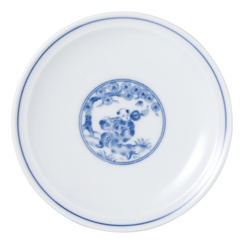 99868-161 青地唐子 4.0皿|業務用食器カタログ陶里30号