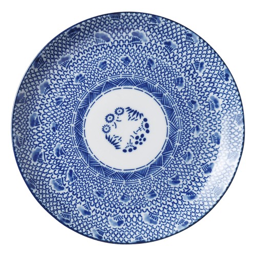 99958-051 新古代波(タイスキ) 9.5吋メタ丸皿|業務用食器カタログ陶里30号