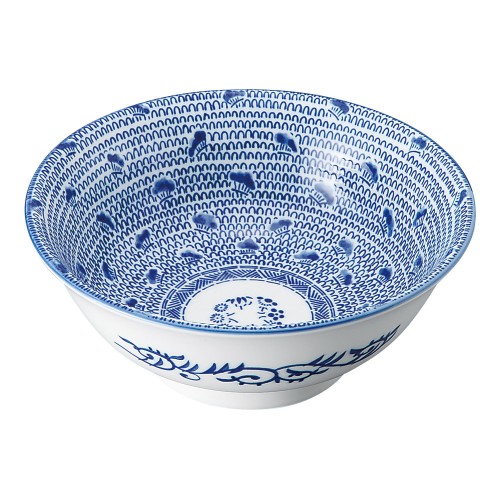 99960-051 新古代波(タイスキ) 6.3高台丼|業務用食器カタログ陶里30号