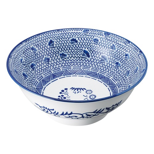 99962-051 新古代波(タイスキ) 7.5高台丼|業務用食器カタログ陶里30号