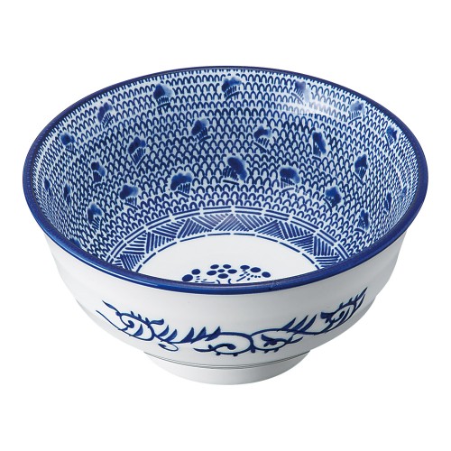 99968-051 新古代波(タイスキ) 5.5深口丼|業務用食器カタログ陶里30号