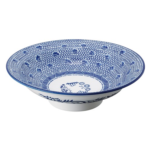99969-051 新古代波(タイスキ) 7.0丸高台皿|業務用食器カタログ陶里30号
