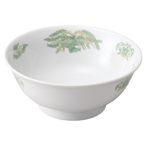 A0002-021 緑鳳竜 6.5反高台丼|業務用食器カタログ陶里30号