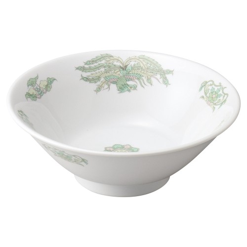 A0012-021 緑鳳竜 切立6.8丼|業務用食器カタログ陶里30号