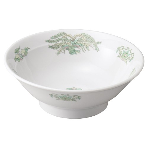 A0013-021 緑鳳竜 7.0リム付丼|業務用食器カタログ陶里30号