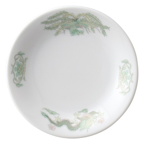 A0015-021 緑鳳竜 4.0皿|業務用食器カタログ陶里30号
