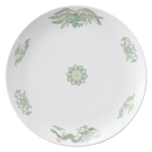 A0020-021 緑鳳竜 9吋メタ皿|業務用食器カタログ陶里30号