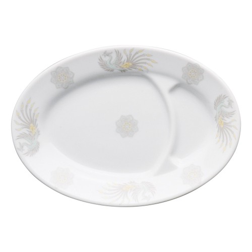A0088-331 北京 9吋仕切小判皿|業務用食器カタログ陶里30号